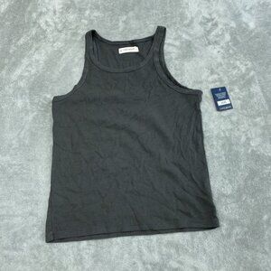 Lucky Brand womens Gray Tank Top XL Sustainable Cotton Blend NWT 0389